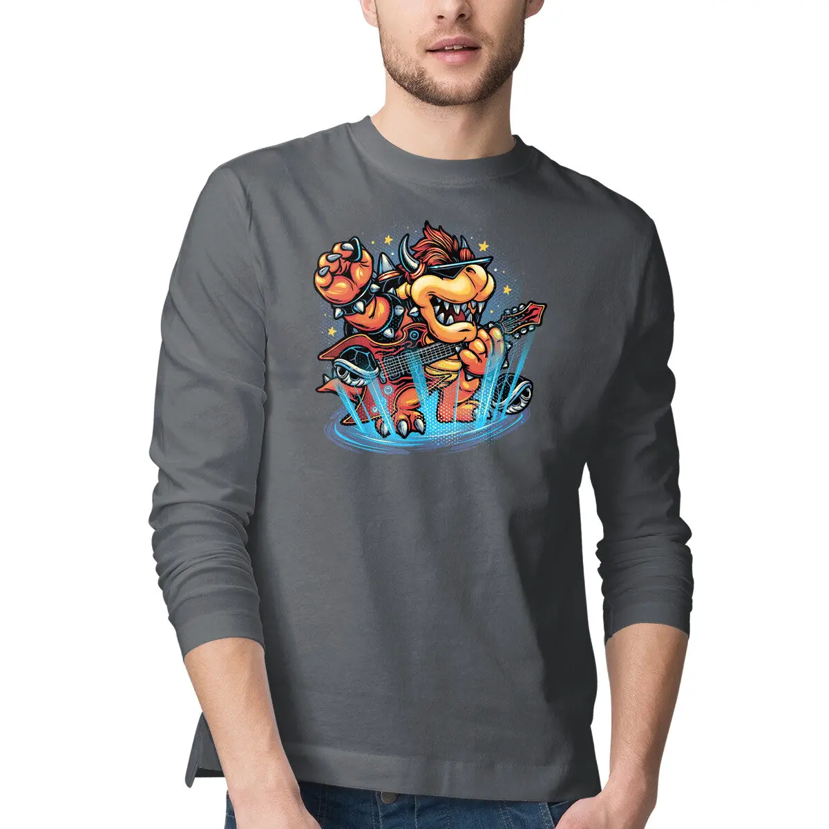 Mushroom Kingdom Long-Sleeve T-Shirt - Image 7