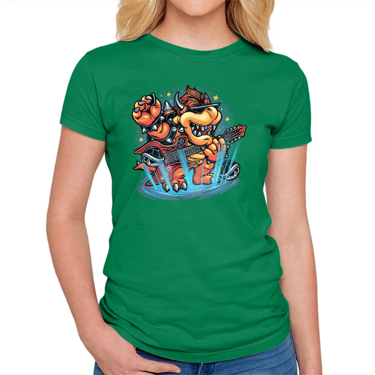 Mushroom Kingdom Women's Fitted T-Shirt - Image 17