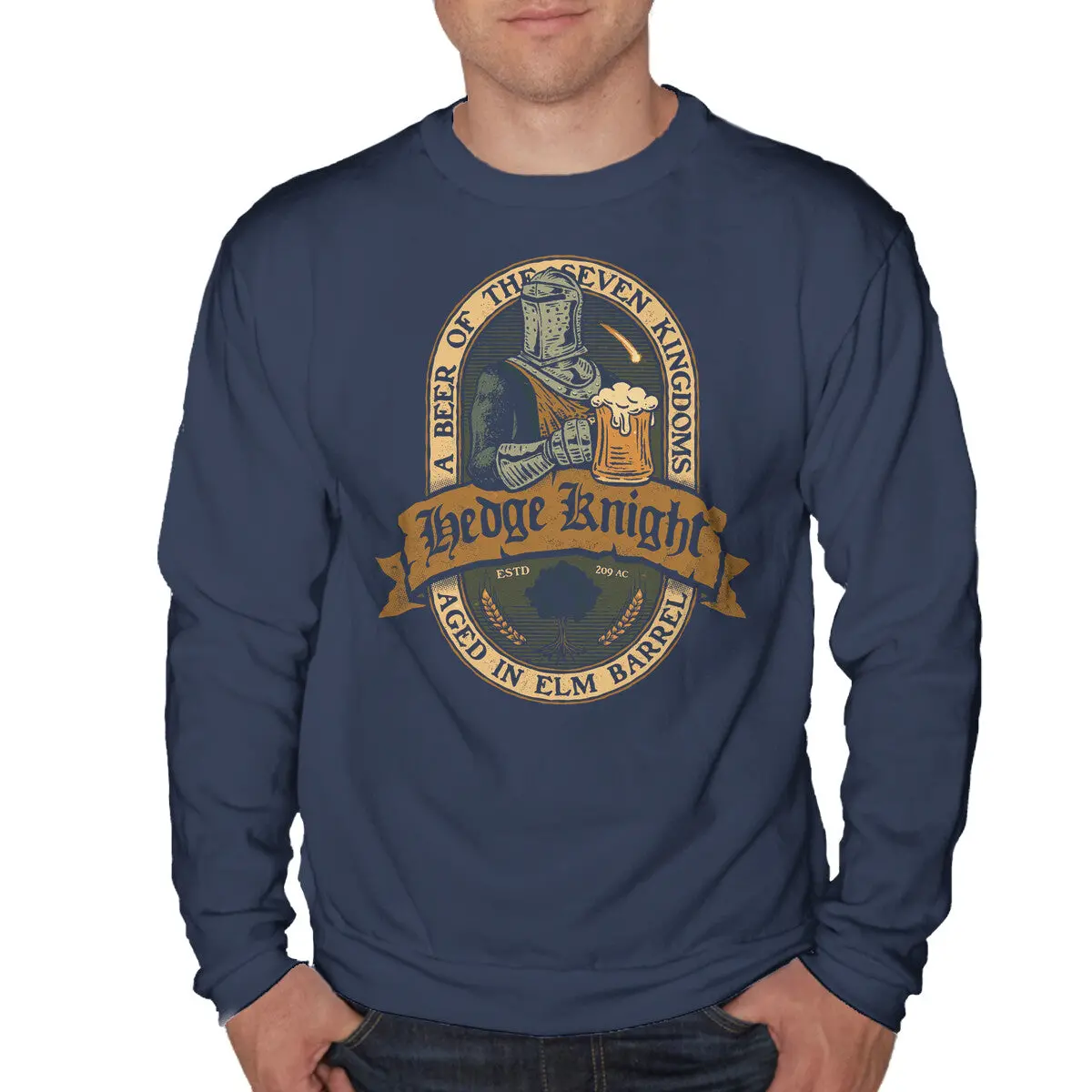 Hedge Knight Beer Sweatshirt - Image 4