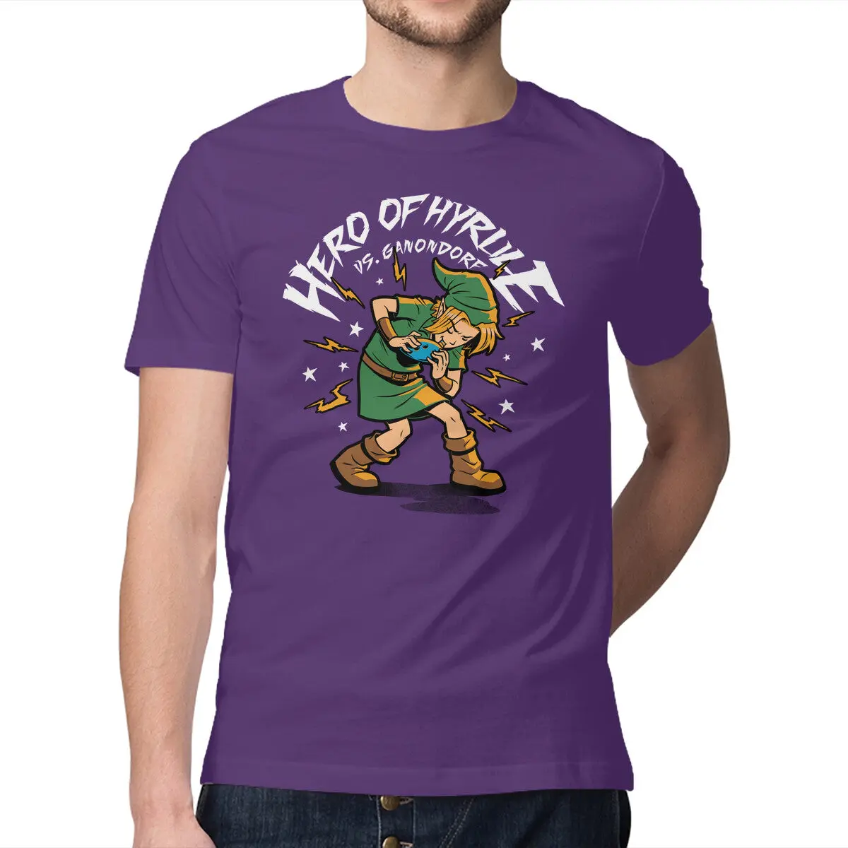 Superhero Gaming and Music Graphic Tee - Image 17