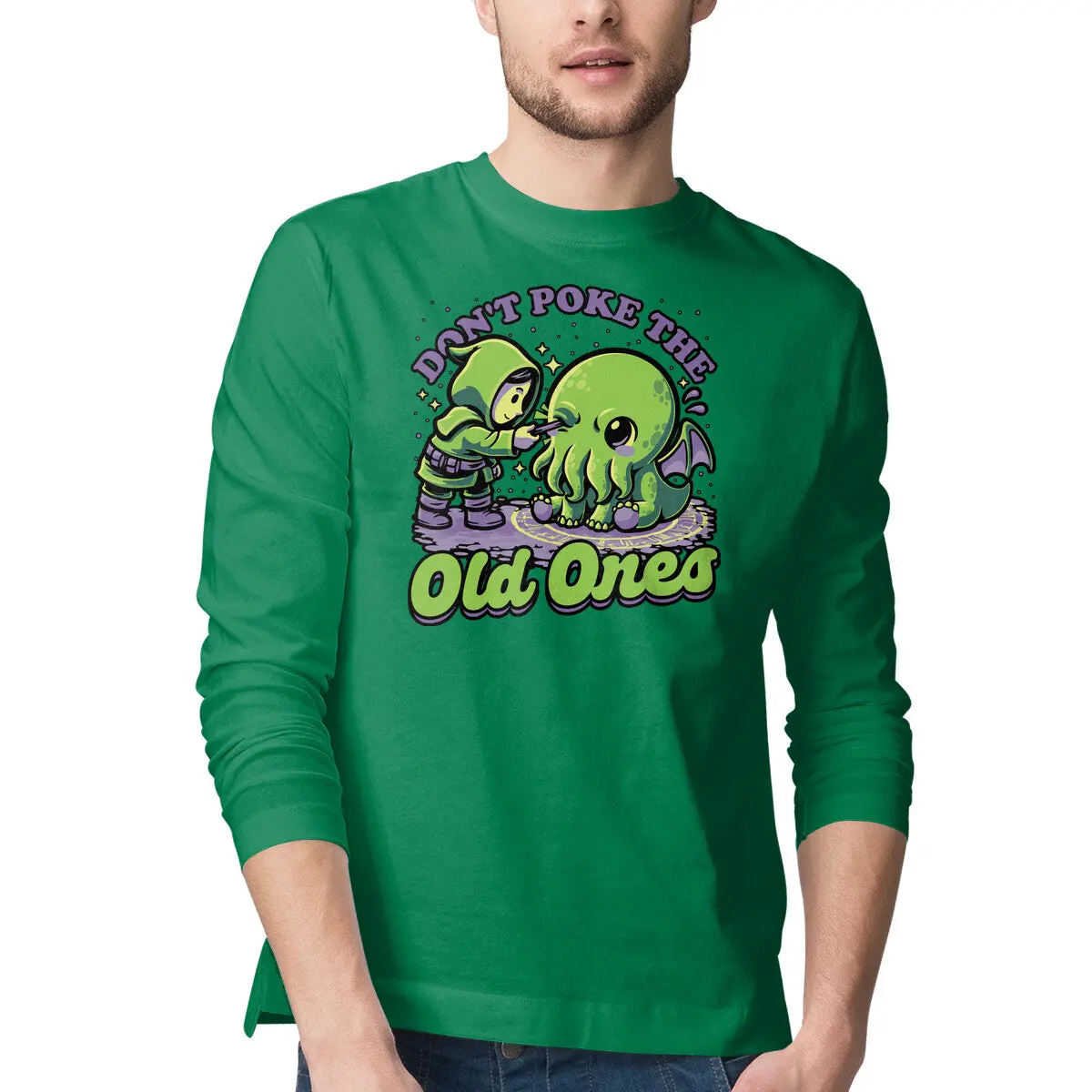 Cthulhu Humor Long-Sleeve Tee - Image 10