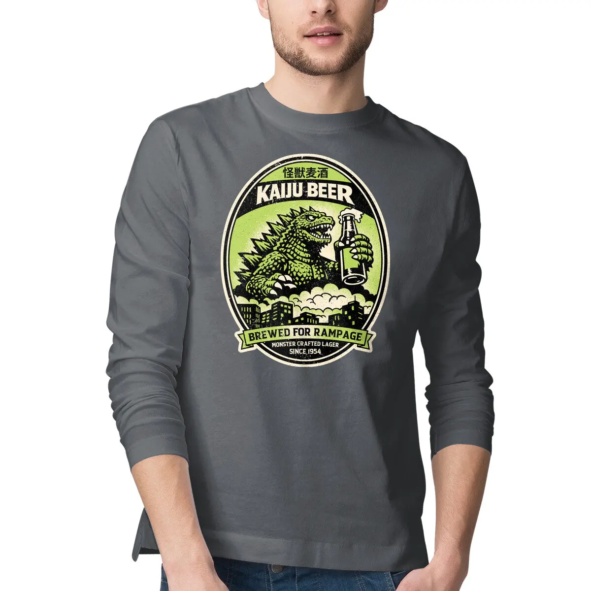 Monster Beer Long-Sleeve T-Shirt for Men - Image 7