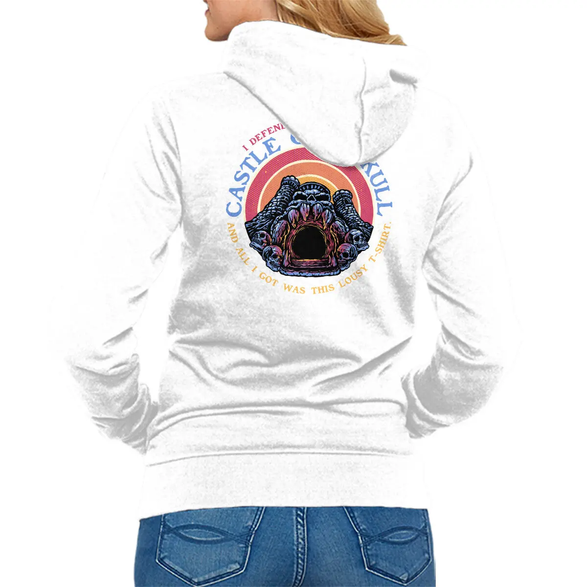 Defend the Castle Unisex Zip-Up Sweatshirt - Image 7