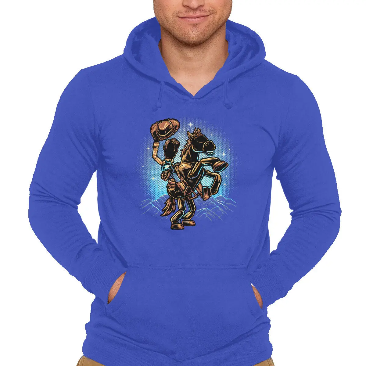 Cowboy and Noble Steed Graphic Sweatshirt - Image 7