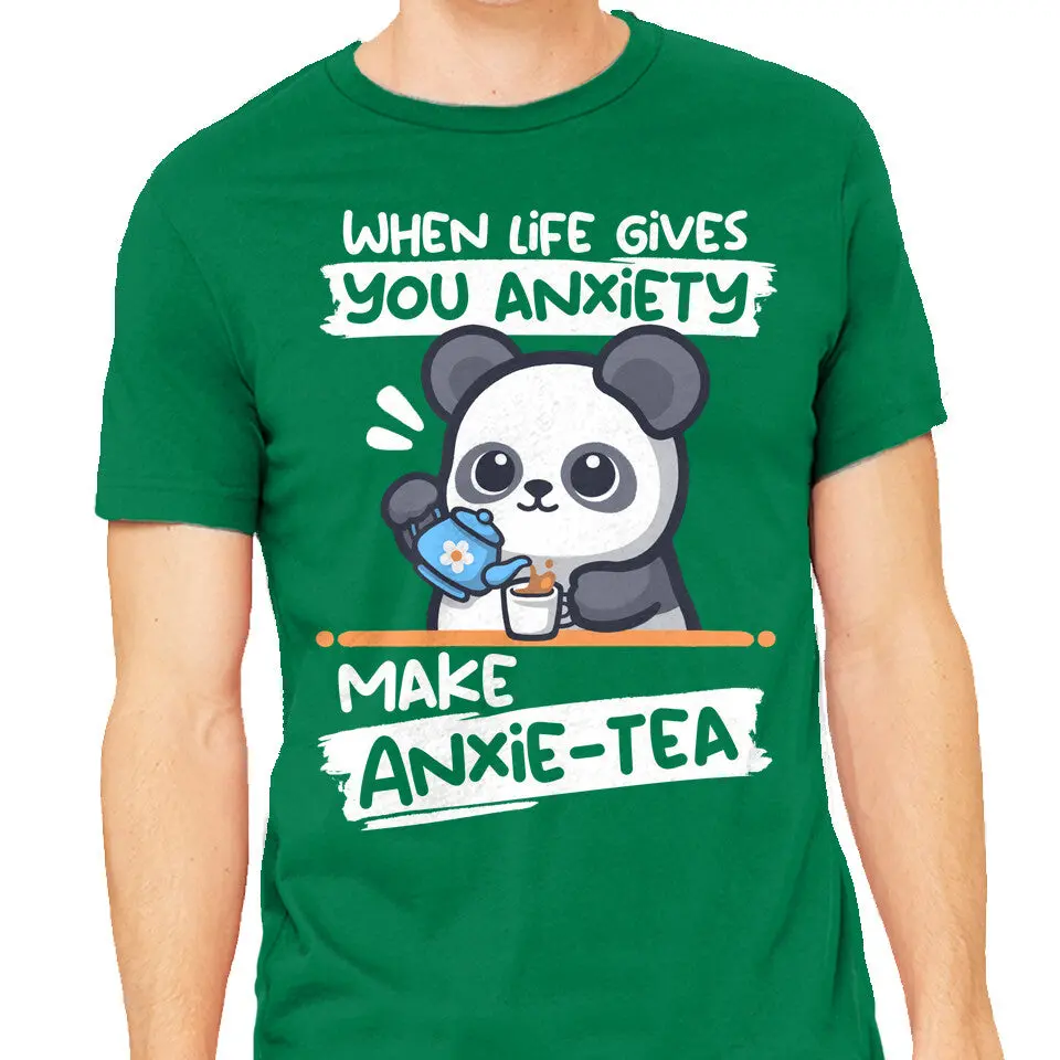 Anxie-Tea Panda T-Shirt for Men - Image 17