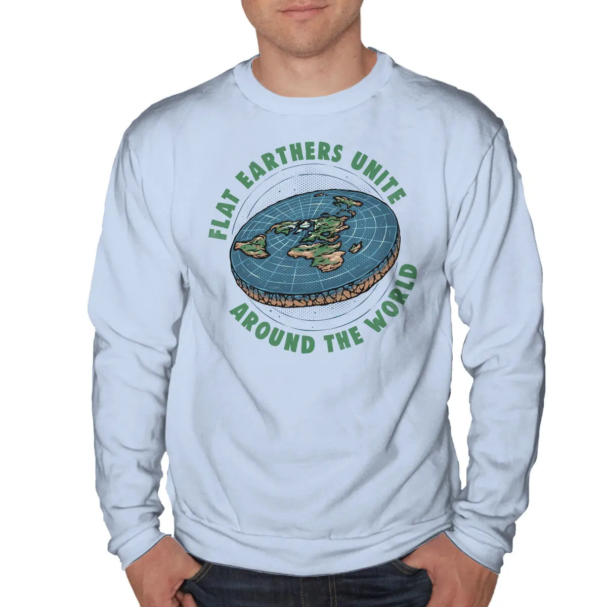Flat Earth Community Sweatshirt - Image 7