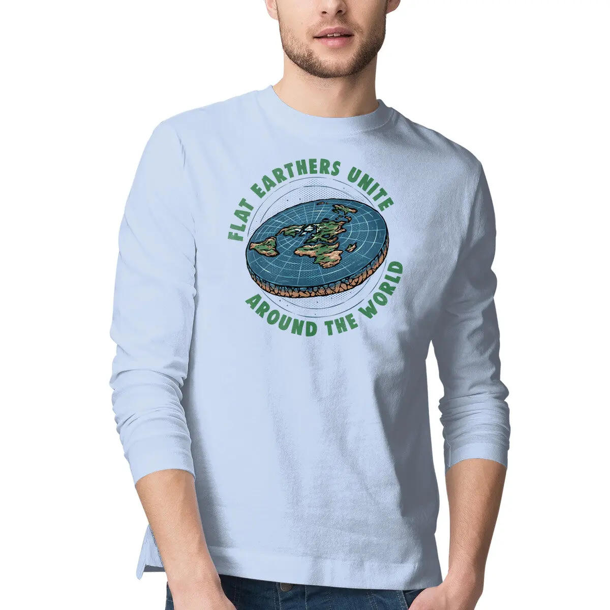 Flat Earth Movement T-Shirt - Image 7