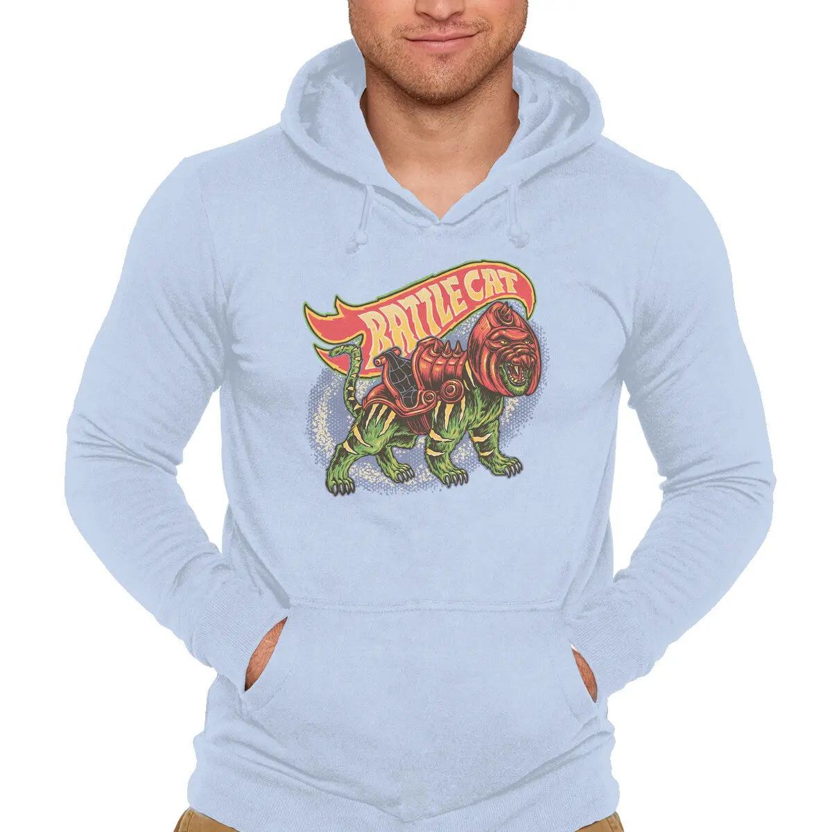 Brave Battle Cat Unisex Pullover Sweatshirt - Image 7