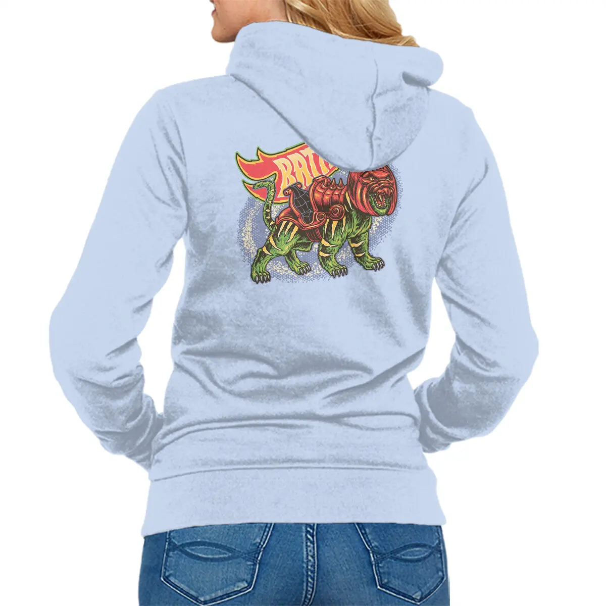 Brave Battle Cat Zip-Up Sweatshirt - Image 7