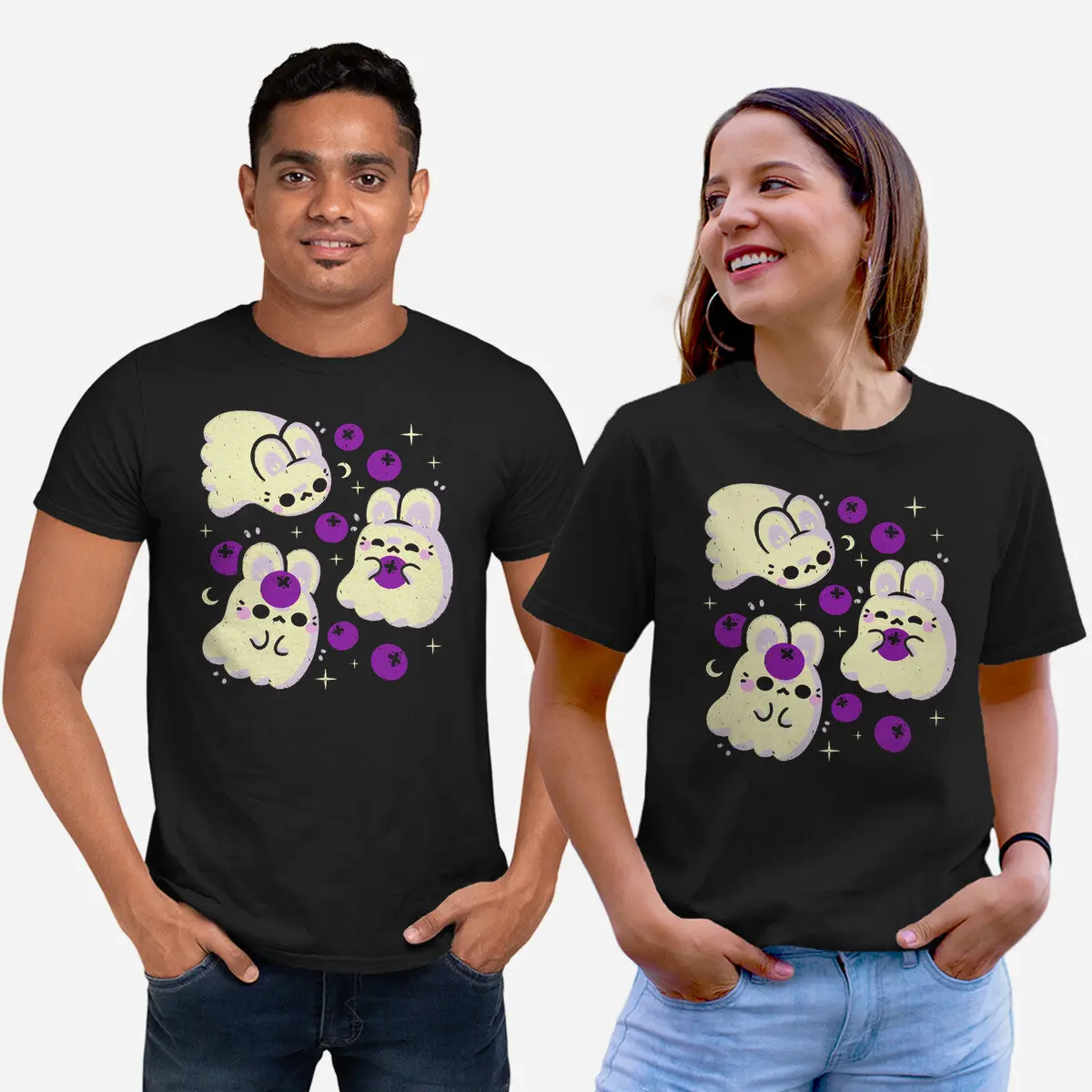 Cute Bunny Ghosts 2