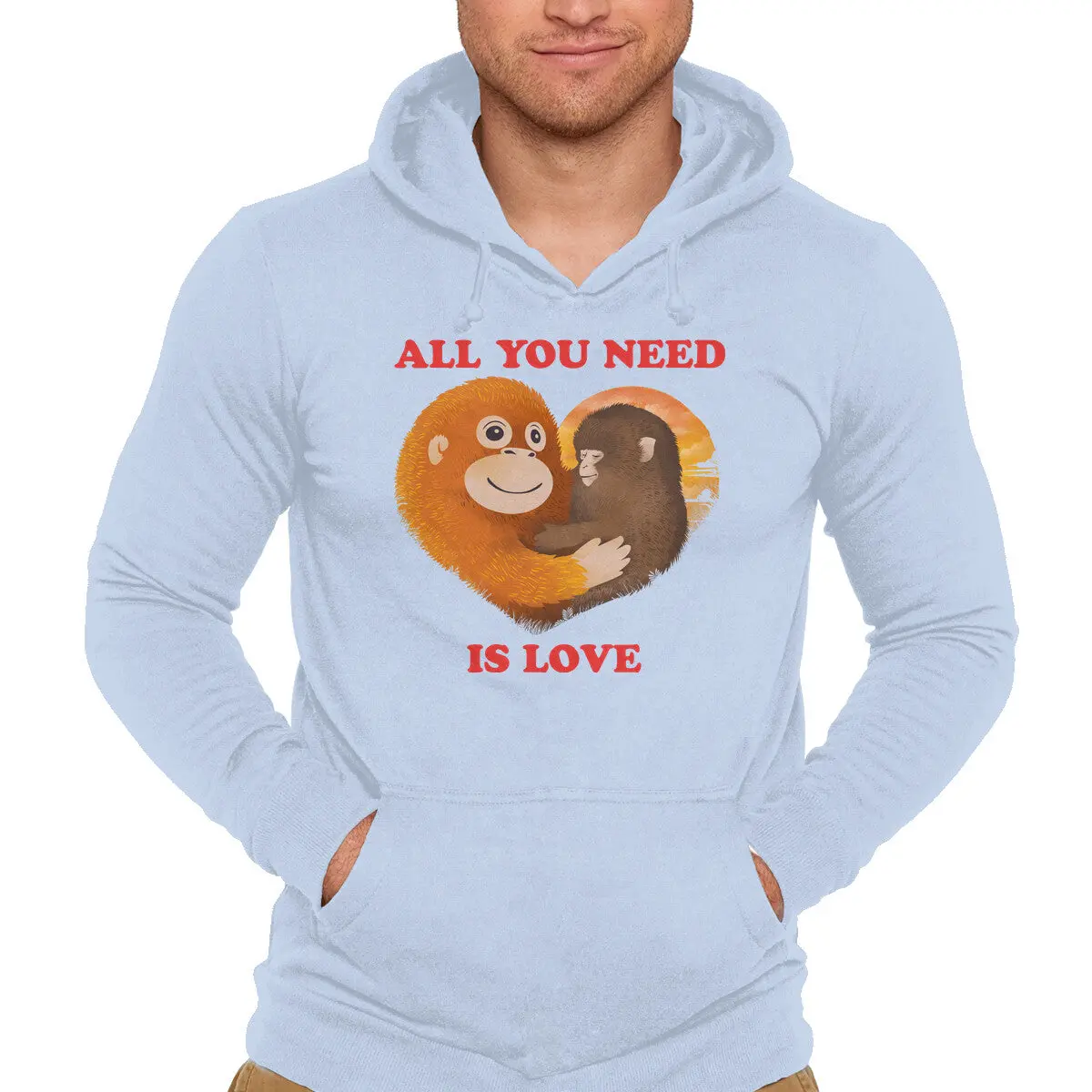 Love-Themed Unisex Pullover Sweatshirt - Image 4