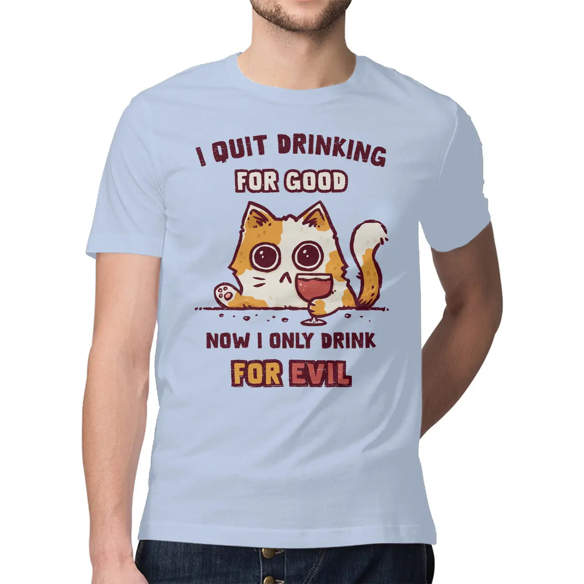 I Quit Drinking for Good – Premium Men's T-Shirt - Image 9