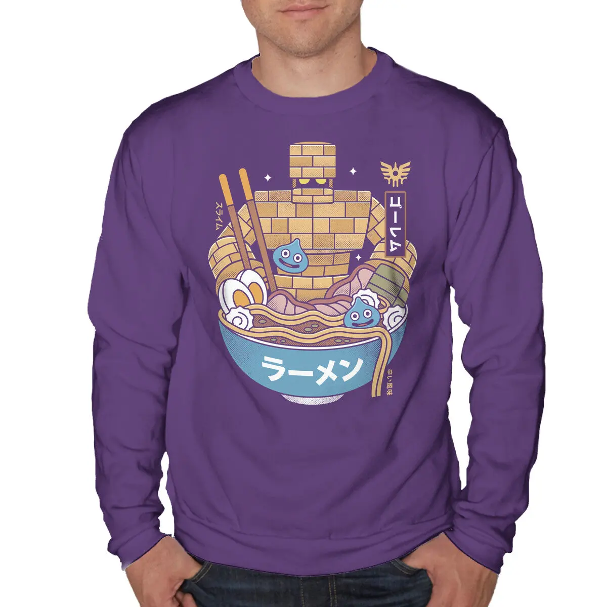 Erdrea Monsters Ramen Grunge Sweatshirt - Image 7
