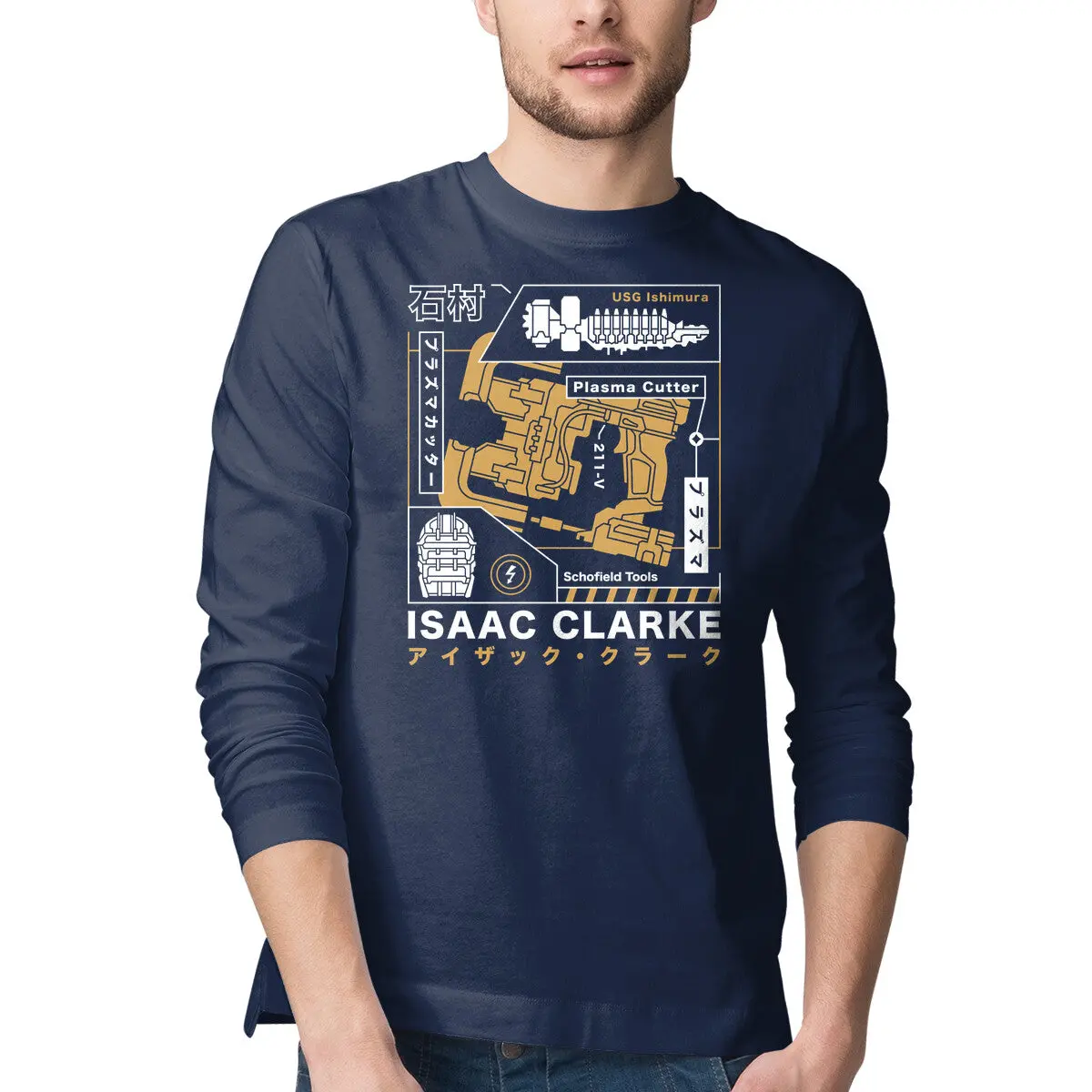 Isaac Clarke Space Marine Graphic T-Shirt - Image 4
