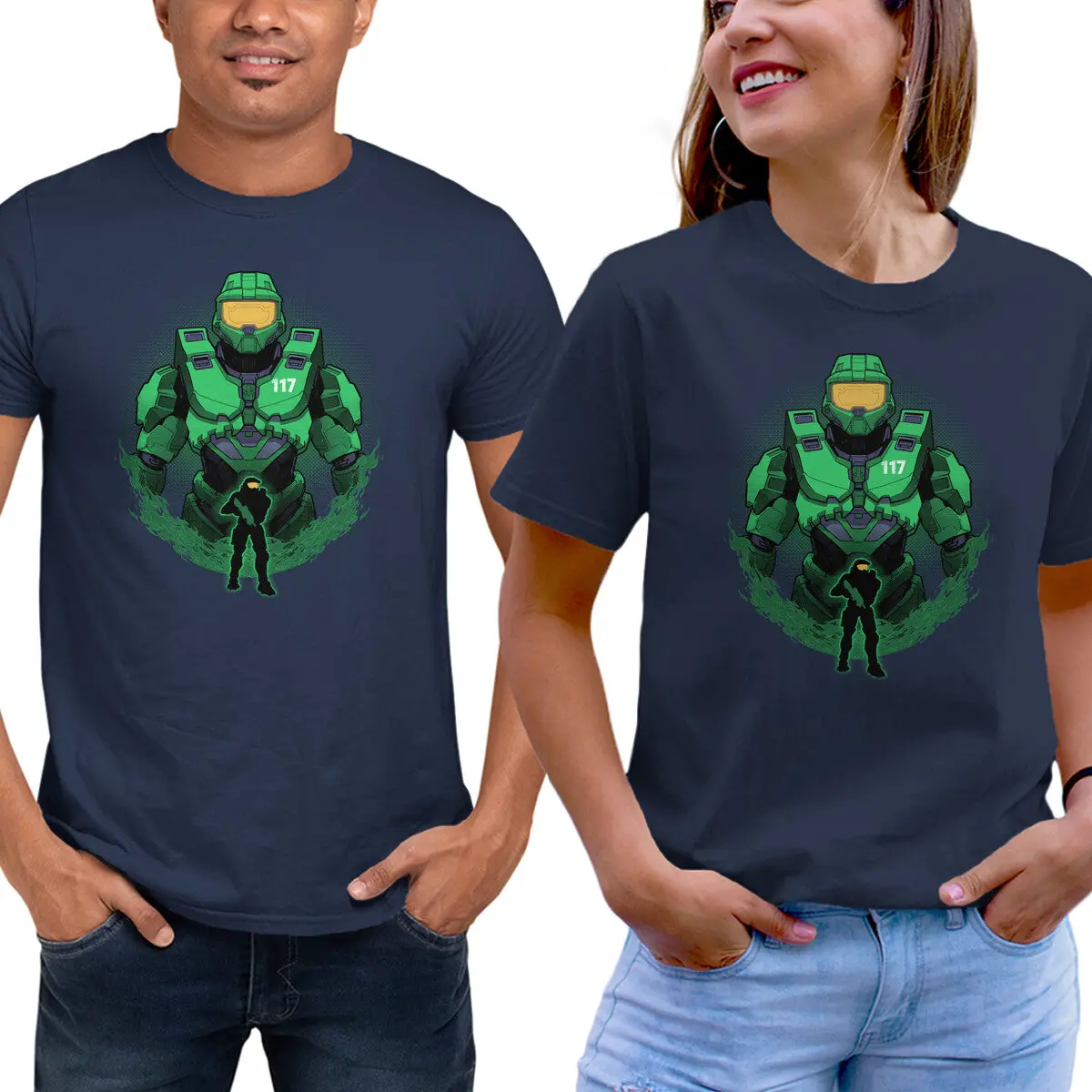 Spartan-117 Shadowwork Unisex T-Shirt - Image 5
