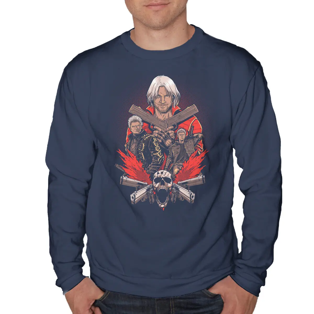 Don't Cry for Me, Devil Sweatshirt - Image 4