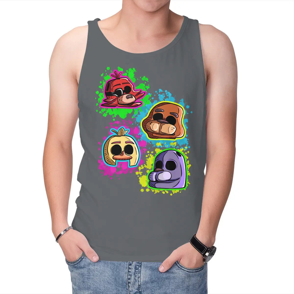 Five Nights Inspired Graphic Tank Top - Image 7