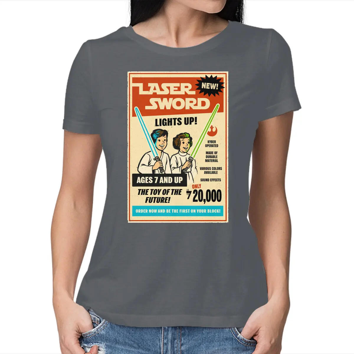 Futuristic Women's Basic T-Shirt - Image 9