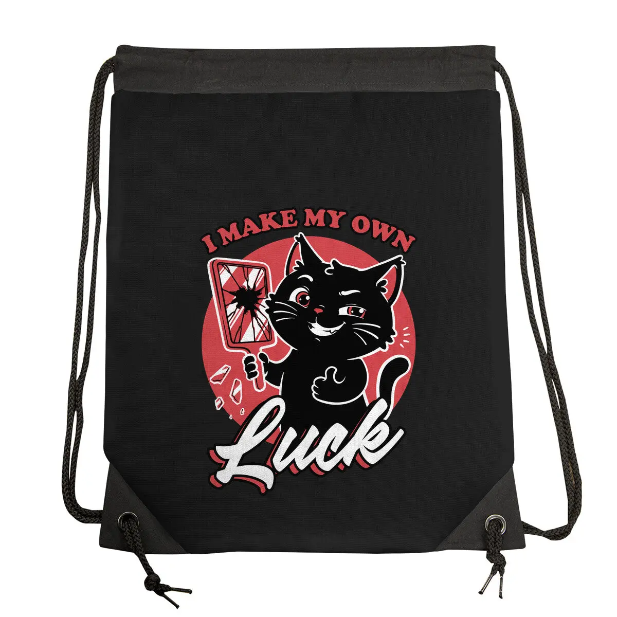 Black Cat Mirror Luck 1