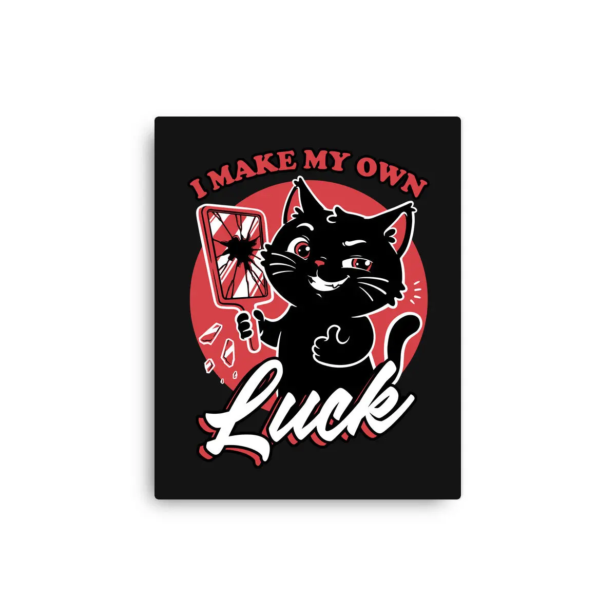 Black Cat Mirror Luck 1