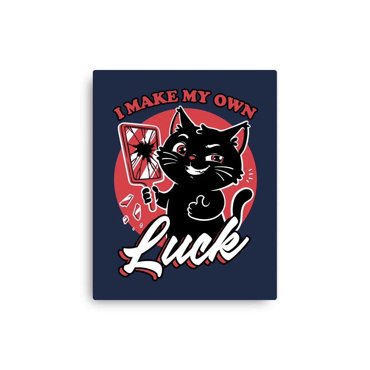 Black Cat Mirror Luck 4