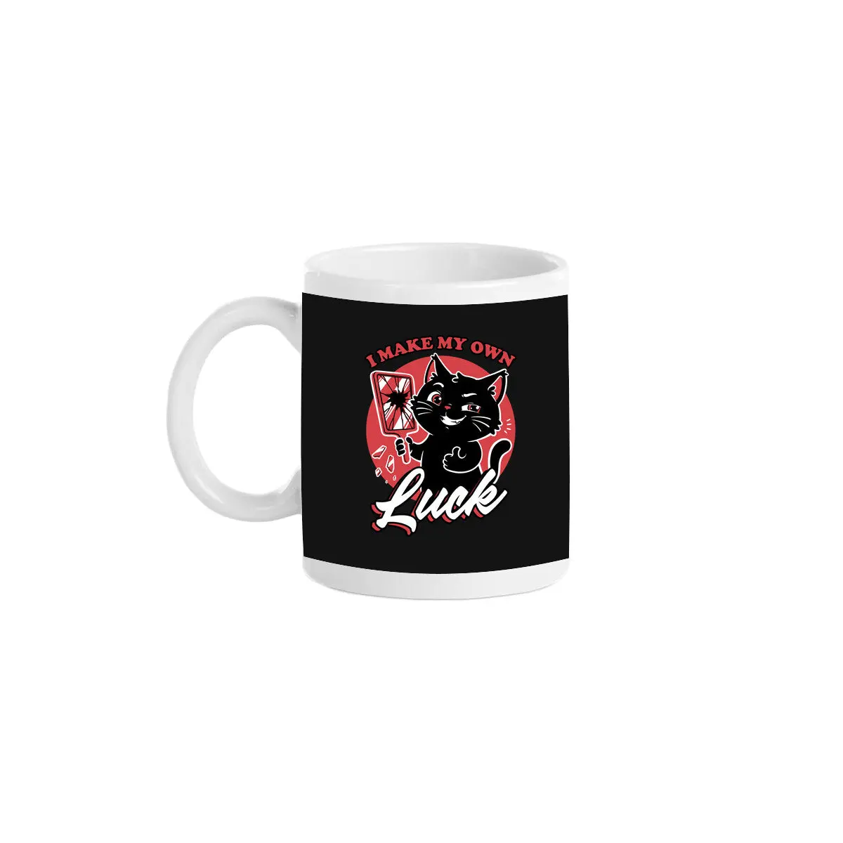 Black Cat Mirror Luck 1