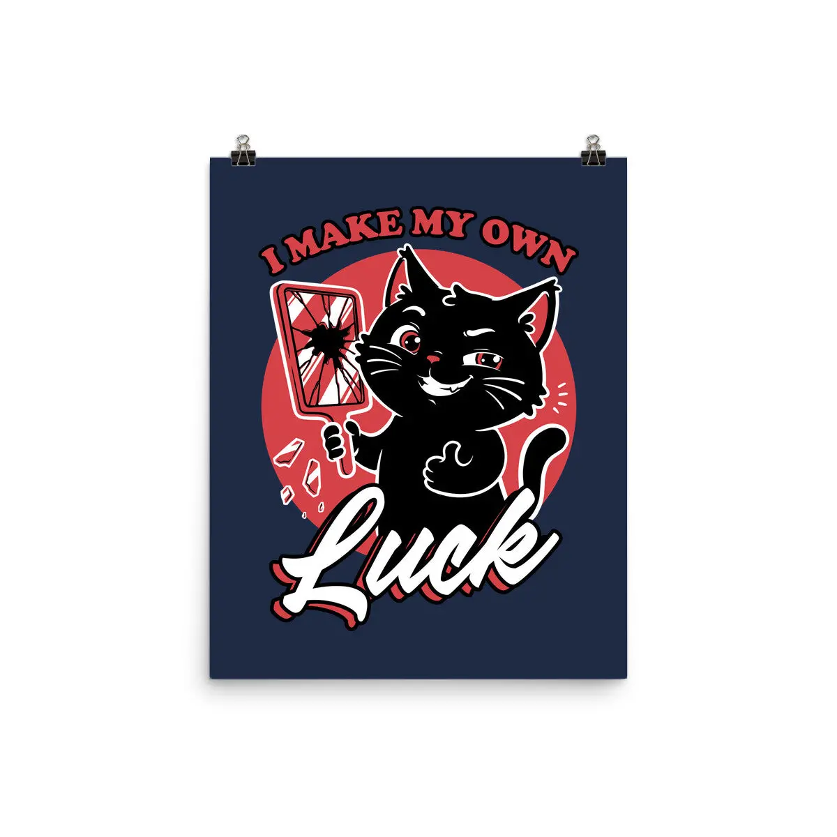 Black Cat Mirror Luck 4
