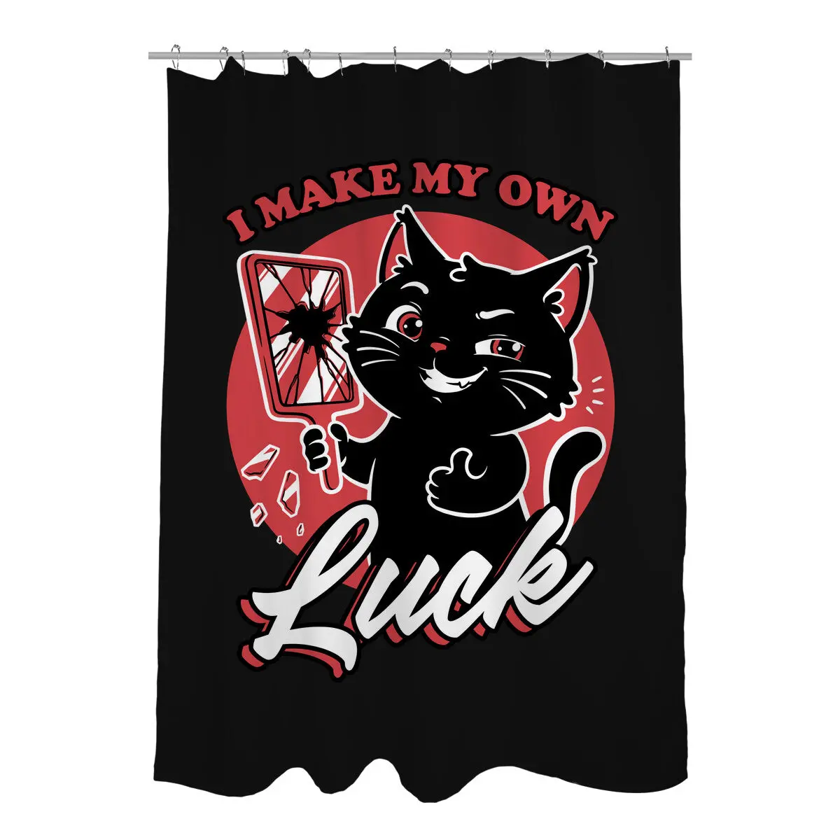Black Cat Mirror Luck 1