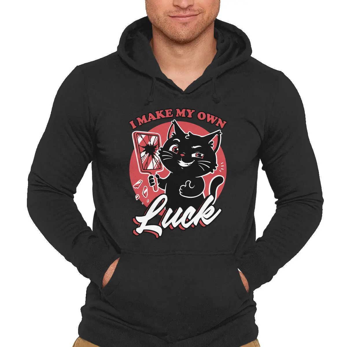 Black Cat Mirror Luck 1