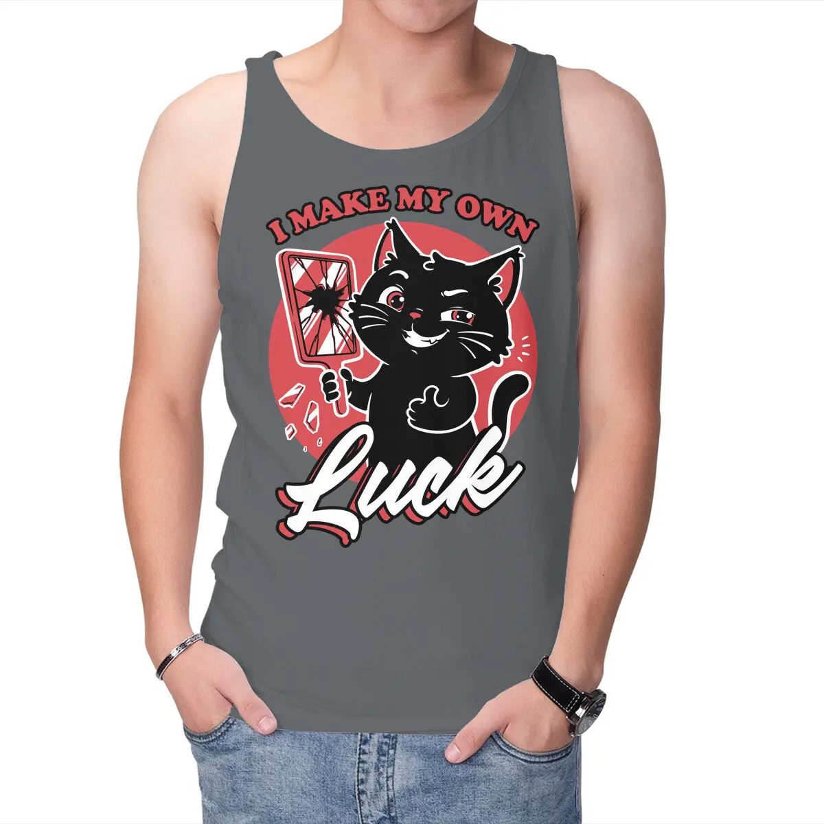 Black Cat Mirror Luck 11