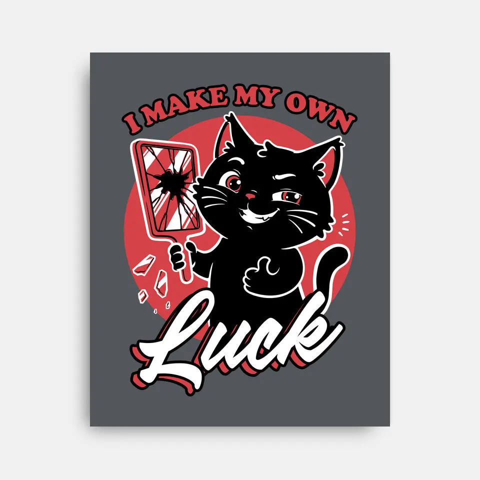 Black Cat Mirror Luck 8