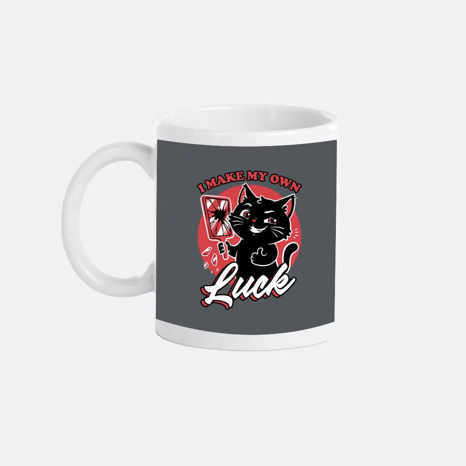 Black Cat Mirror Luck 8
