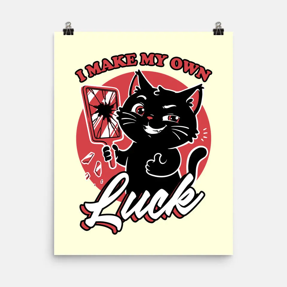 Black Cat Mirror Luck 11