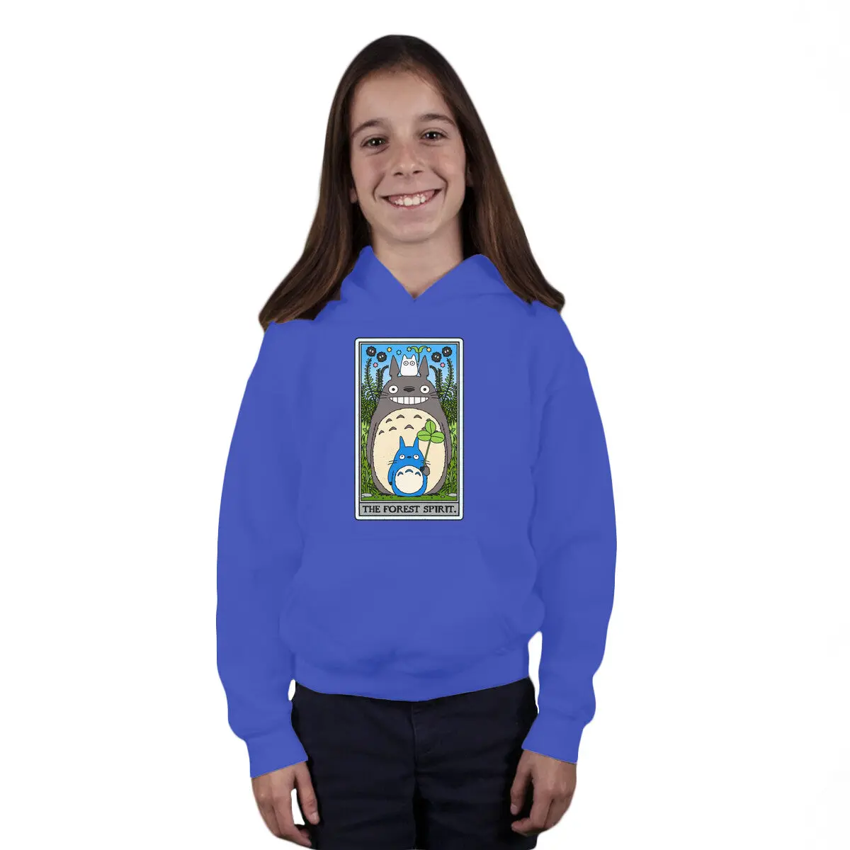Forest Spirit Tarot Pullover Sweatshirt for Teens - Image 7