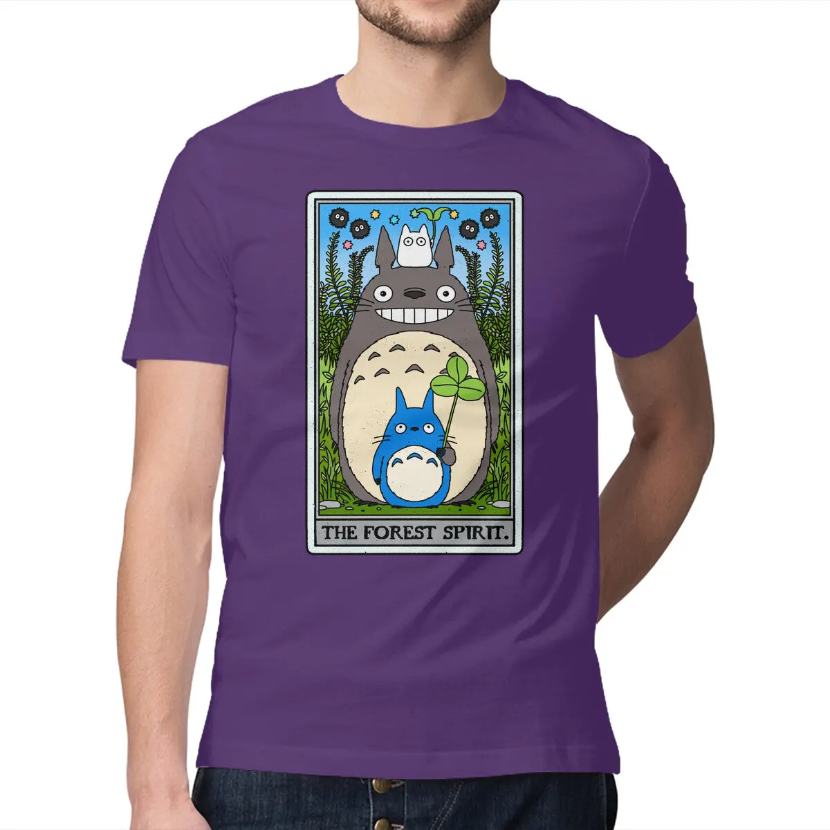 Forest Spirit Tarot Premium Men's T-Shirt - Image 13