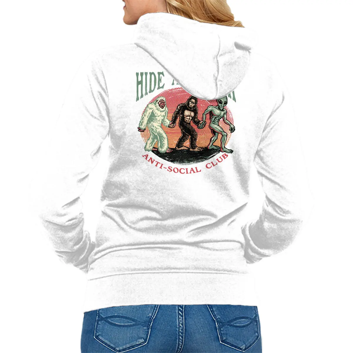 Hide & Seek Unisex Zip-Up Sweatshirt by Anti Social Club - Image 7
