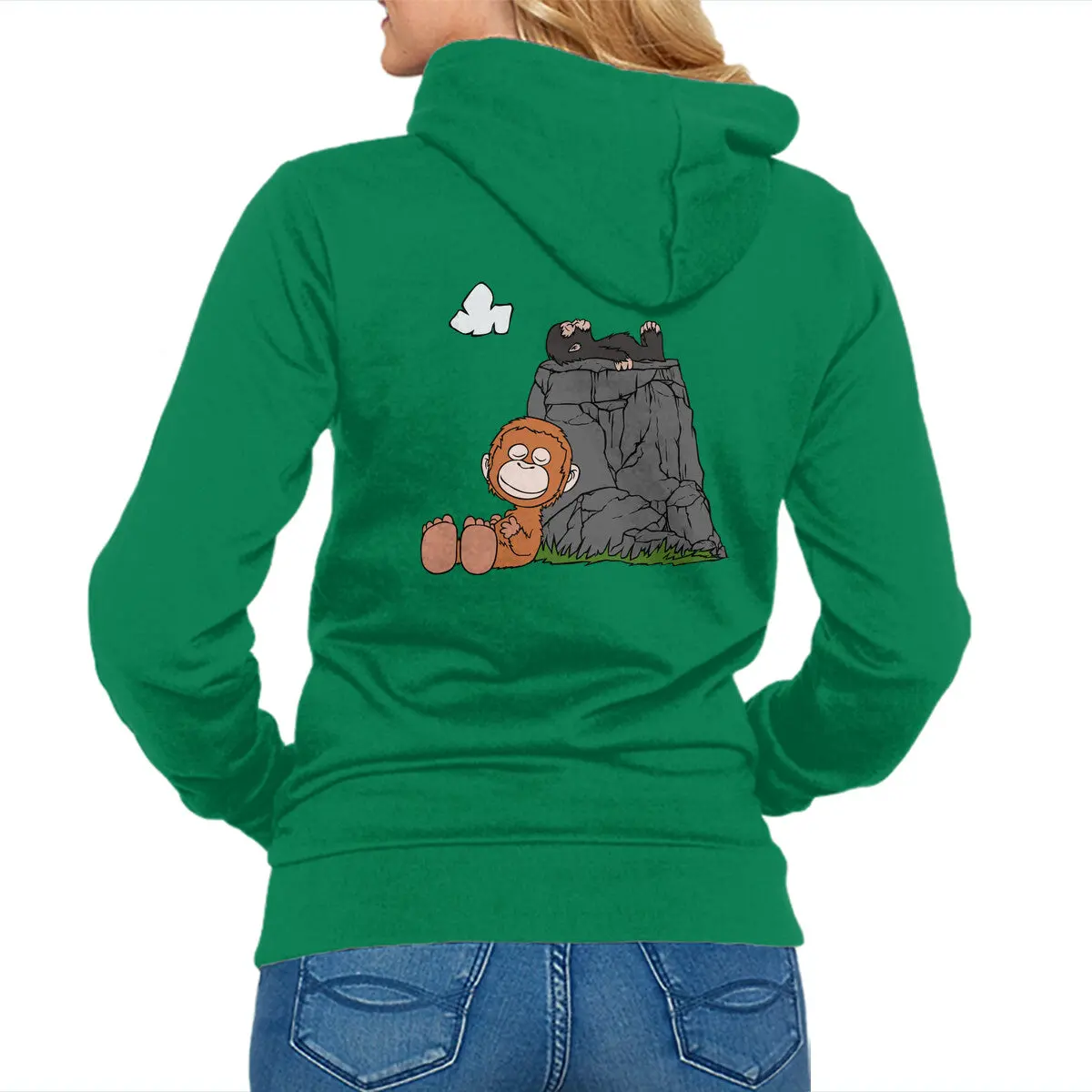 Sleeping Punch Kun Zip-Up Sweatshirt - Image 7