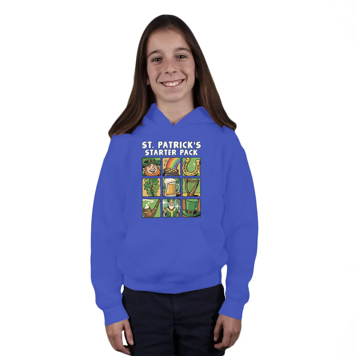 St. Patrick's Day Youth Pullover Sweatshirt - Image 7