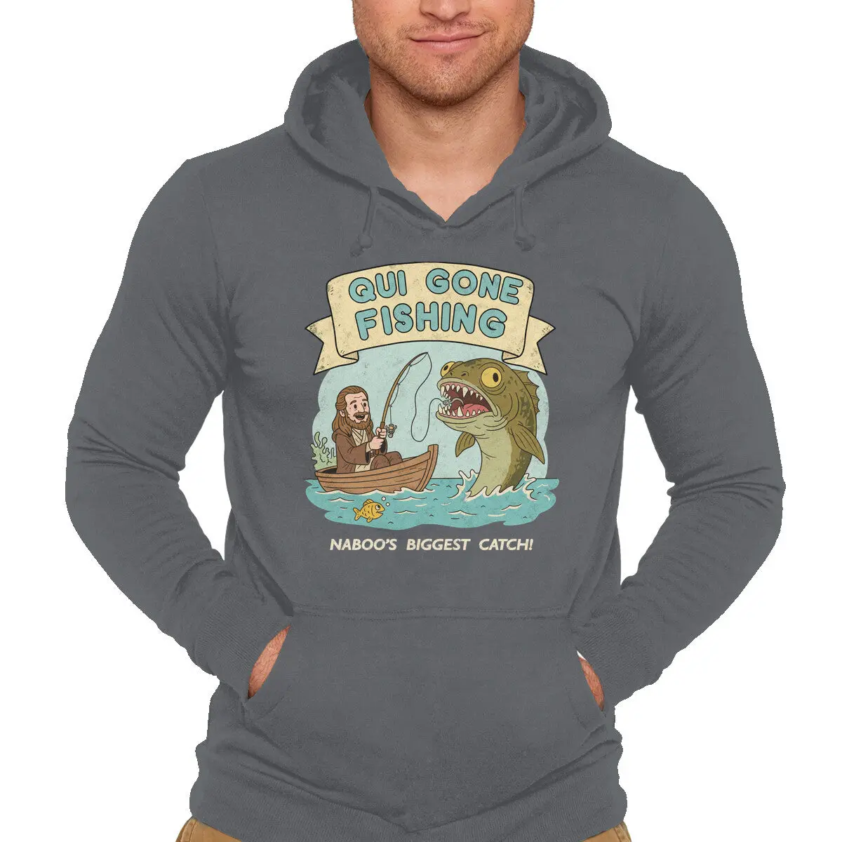 Qui Gone Fishing Sweatshirt - Image 7