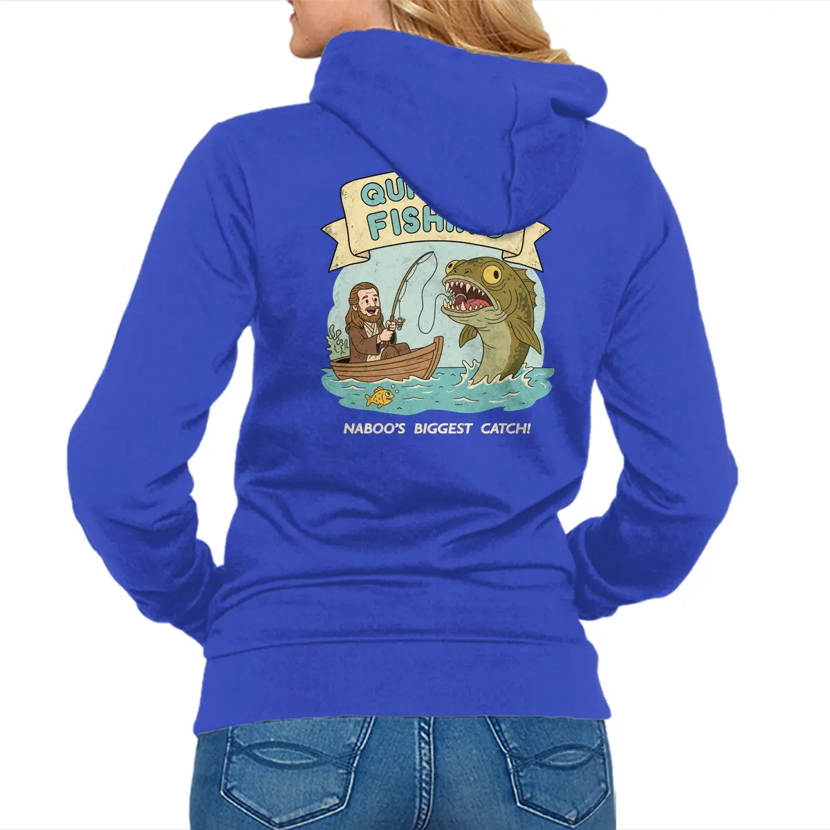 Qui Gone Fishing Sweatshirt - Image 7