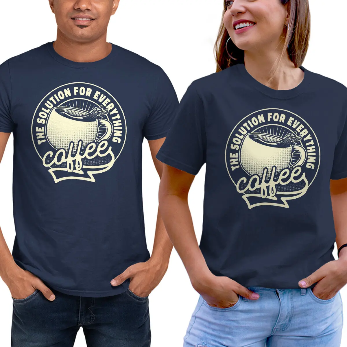 Coffee: The Universal Solution Tee - Image 5