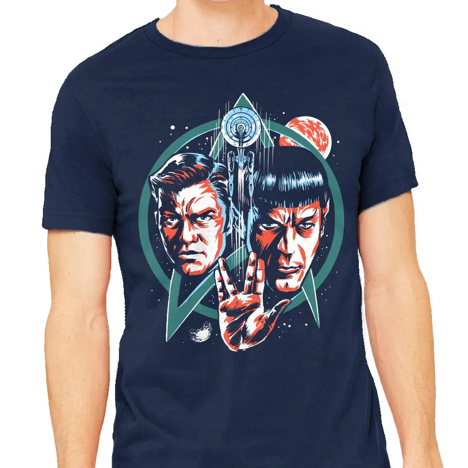 Star Trek Inspired Mens Heavyweight T-Shirt - Image 5