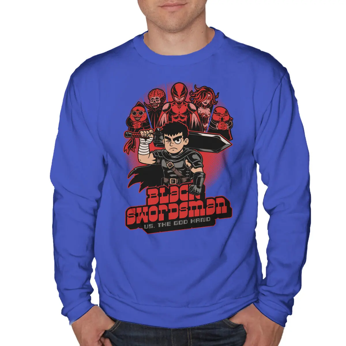 Manga Warrior Sweatshirt for Men and Women - Image 13