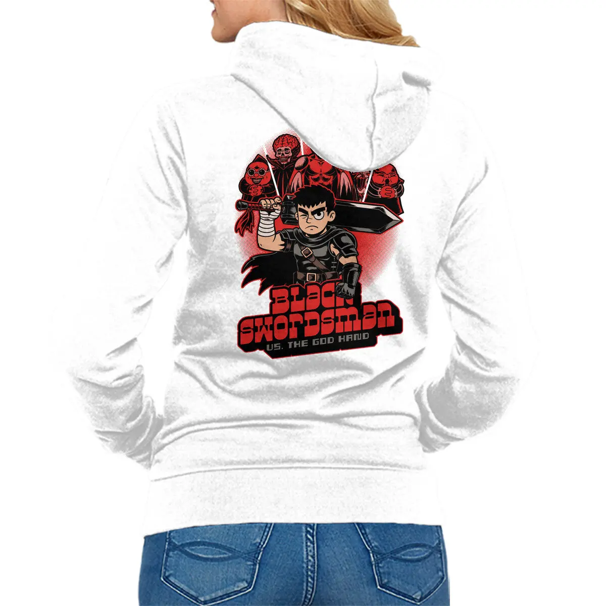 Manga Warrior Zip-Up Sweatshirt - Image 7