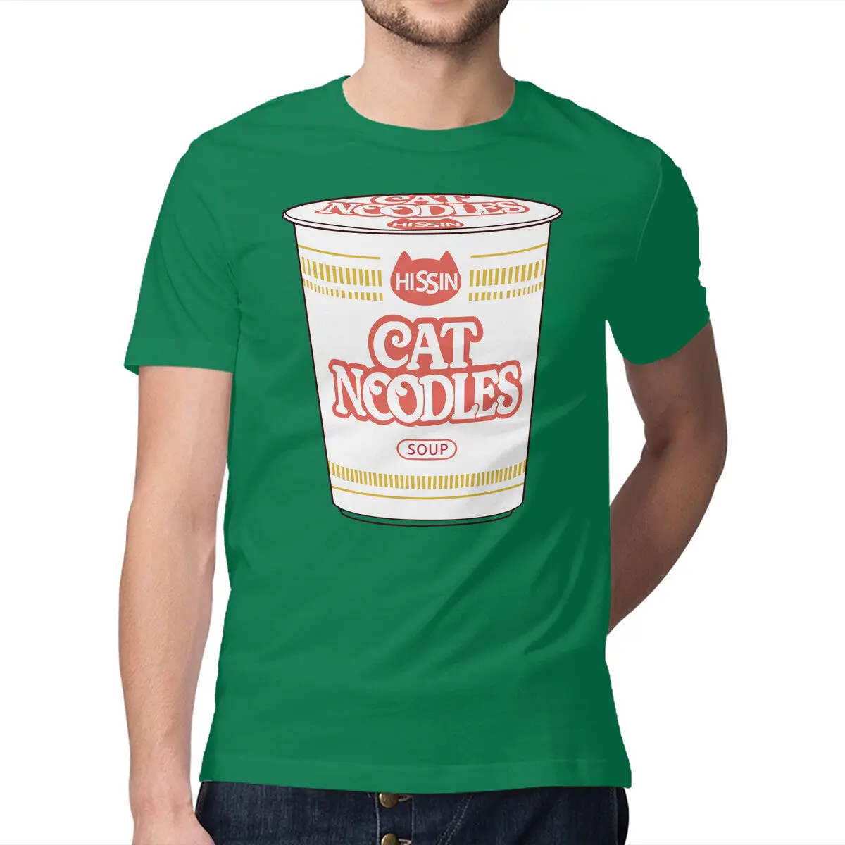 Premium Cat Noodle Soup T-Shirt - Image 17