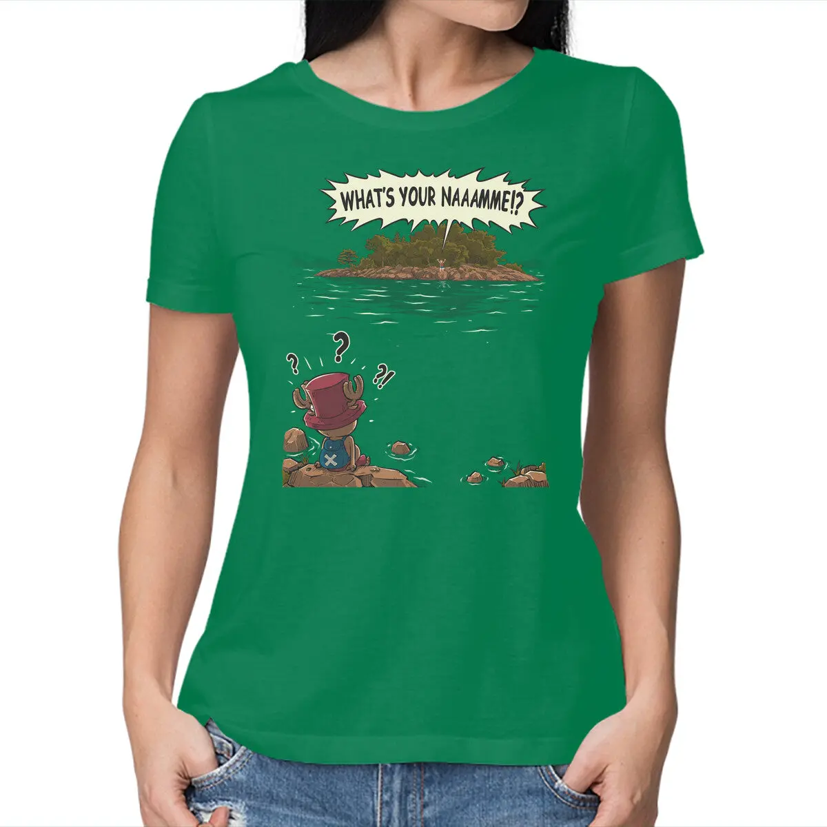 Personalized Women's Cotton T-Shirt with Name Print - Image 13