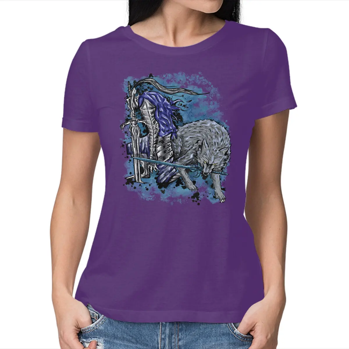 Sif & Artorias Women's Basic T-Shirt - Image 17
