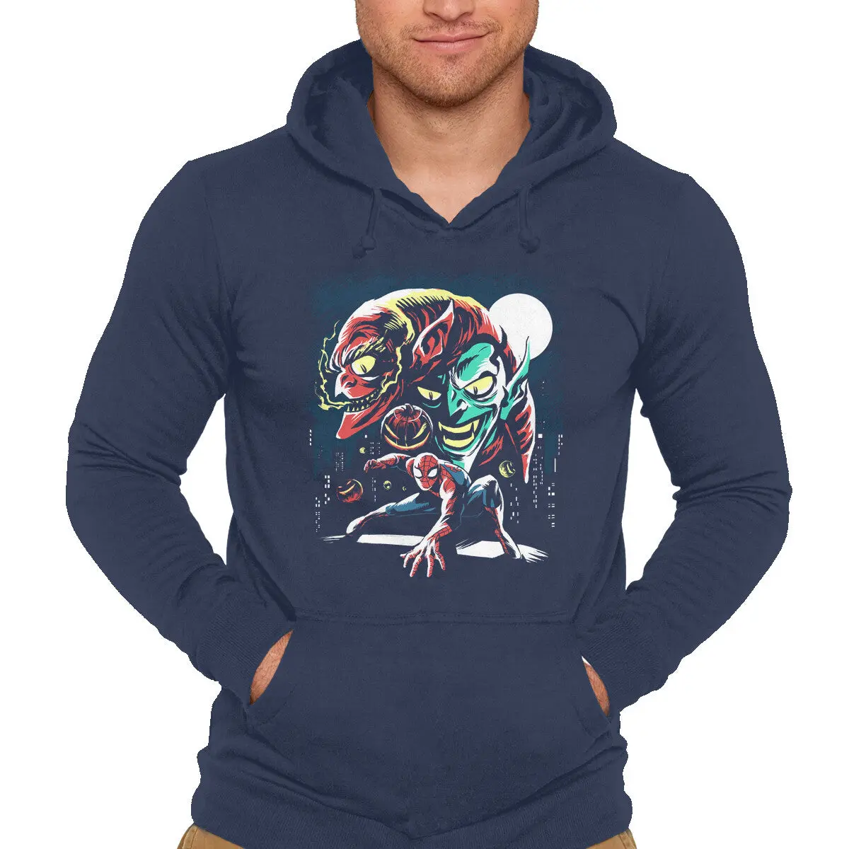 Goblin and Spider Graphic Pullover Sweatshirt - Image 4