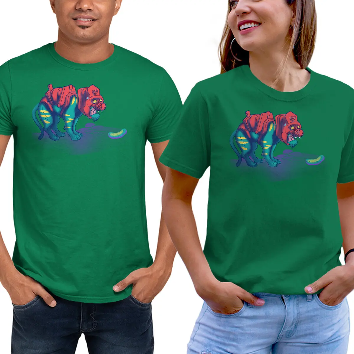 Tiger Versus Cucumber T-Shirt - Image 13