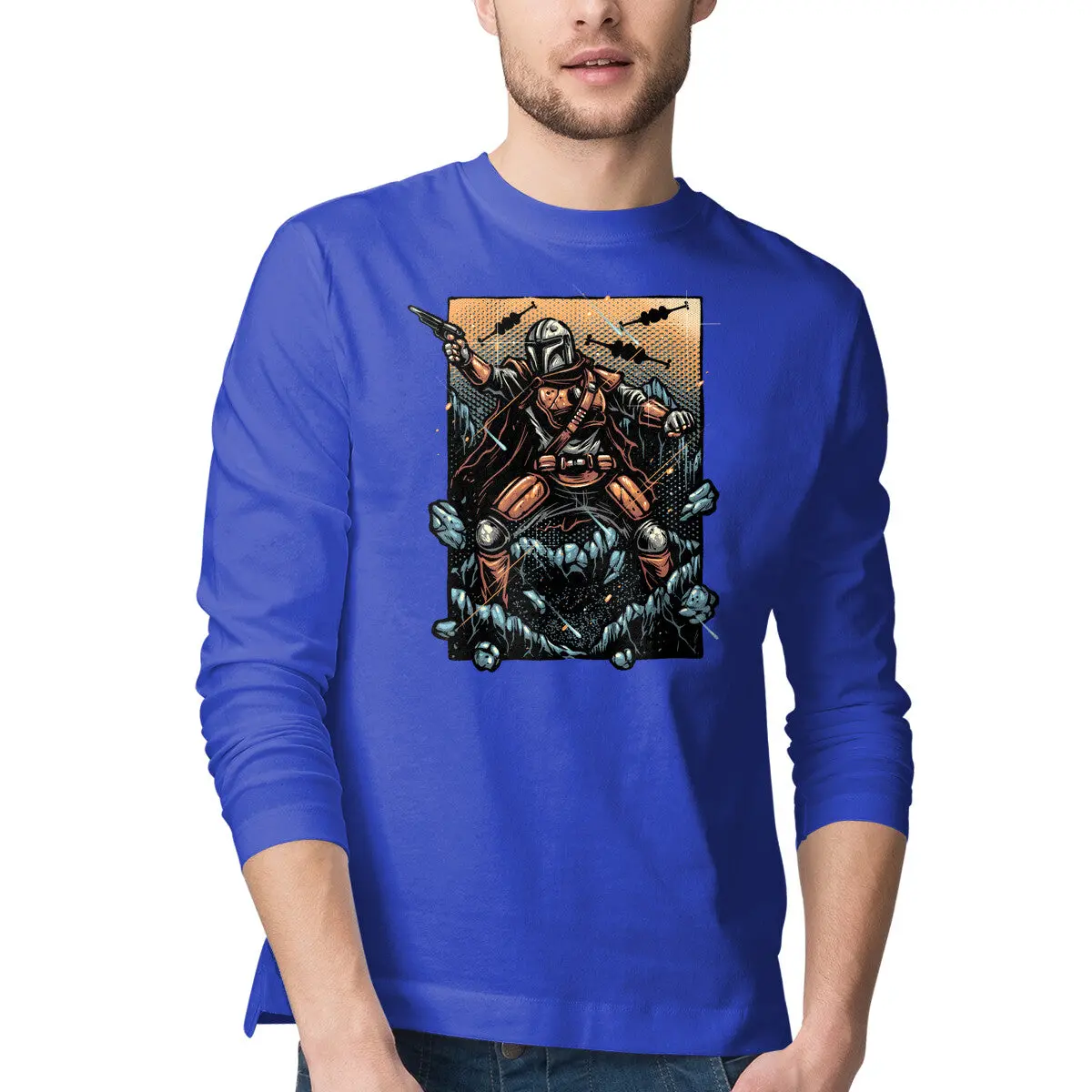 Star Wars Bounty Hunter Long-Sleeve T-Shirt - Image 7